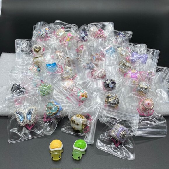 Bulk Lot DIY Fancy Pen Beads Hand Crafted (40pcs) - Picture 6 of 6